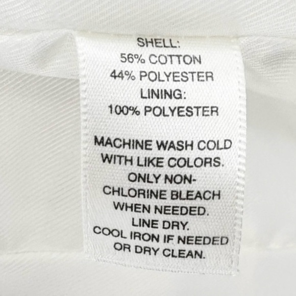 WHBM Belted Waist Winter White Jacket - Picture 6 of 6